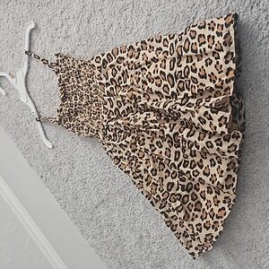 4T Janie and Jack Leopard Print Sundress